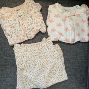 Newborn girl pajamas